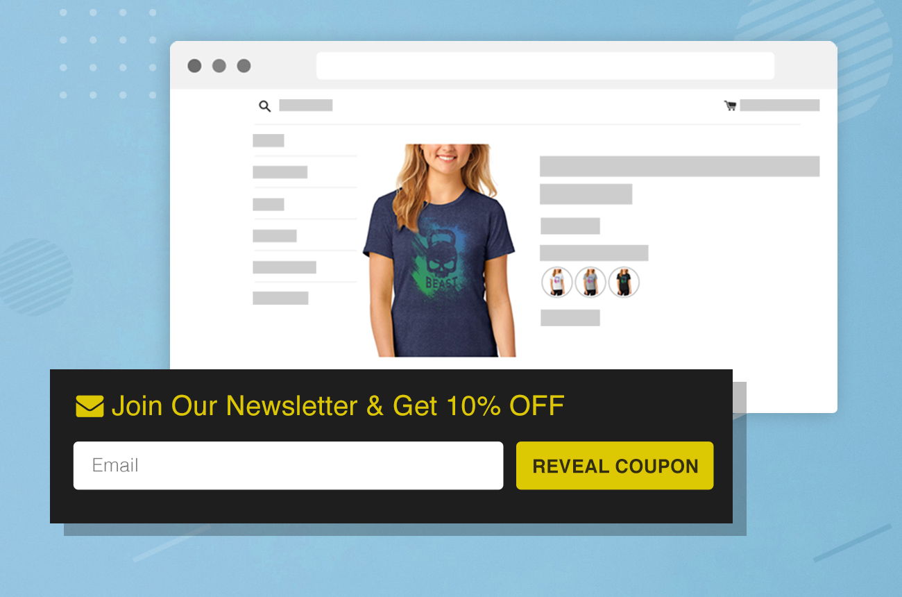 Stop disturbing your customers with annoying pop ups to capture emails. We have an alternative.