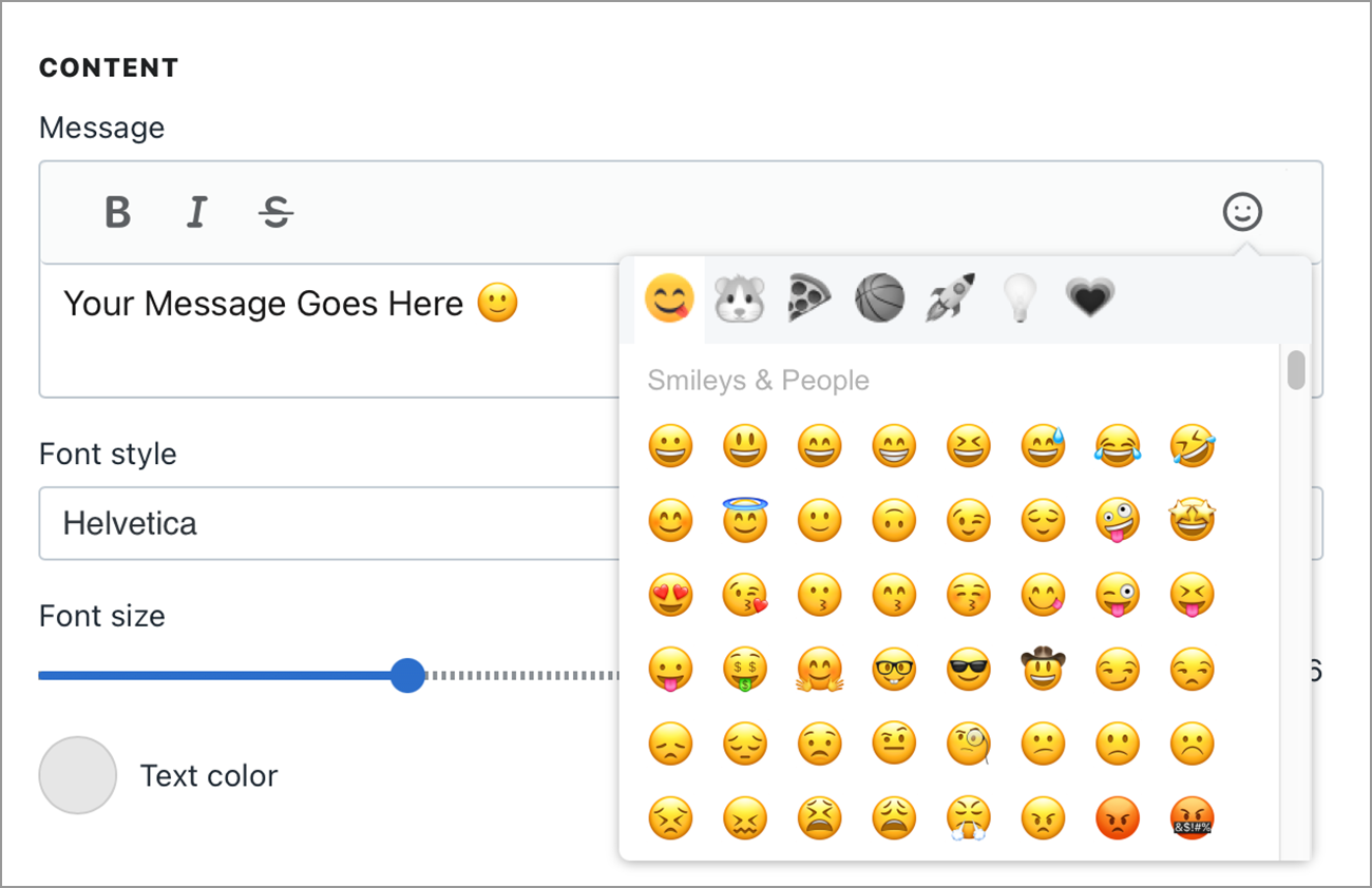 naive support for emojis