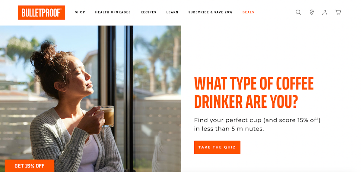 email popup example for email campaigns