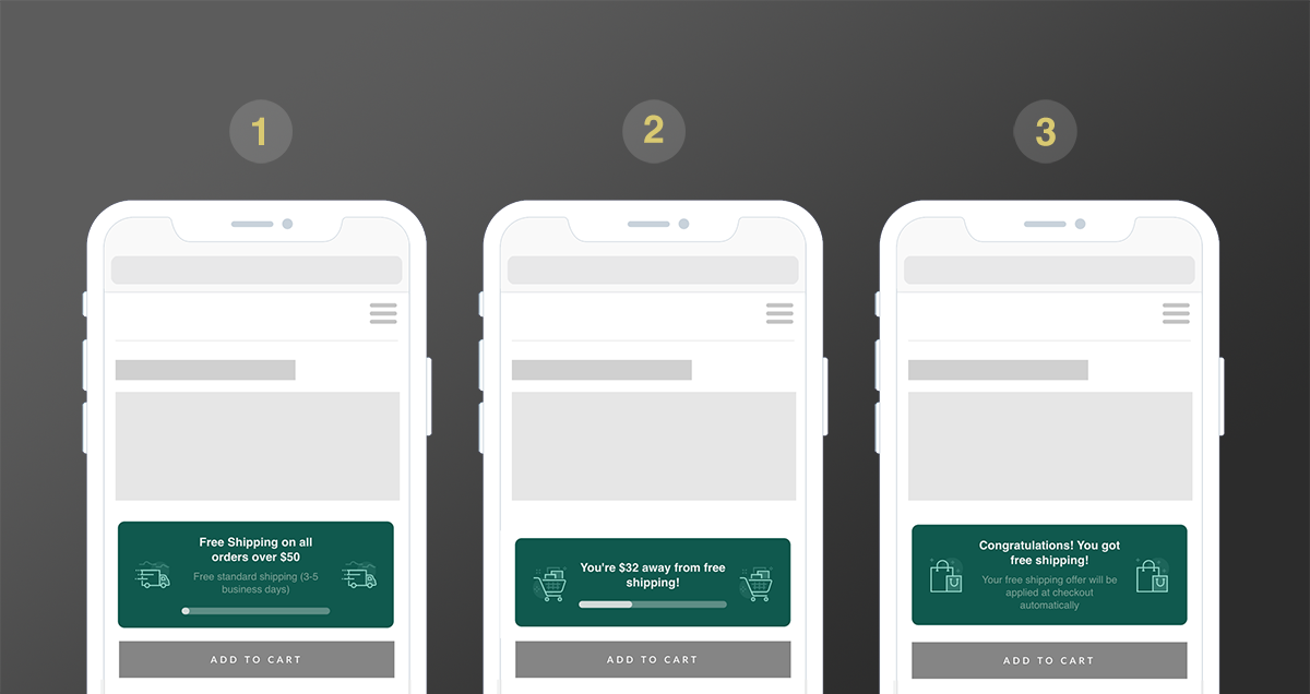 Attrac Free Shipping Embedded Banner example