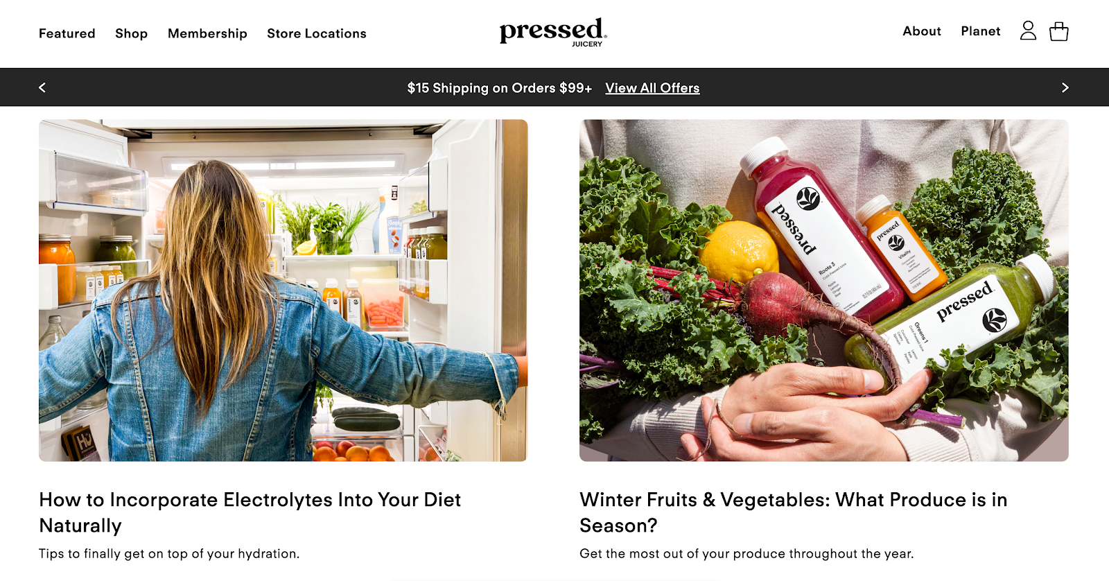 pressed blog call to action example