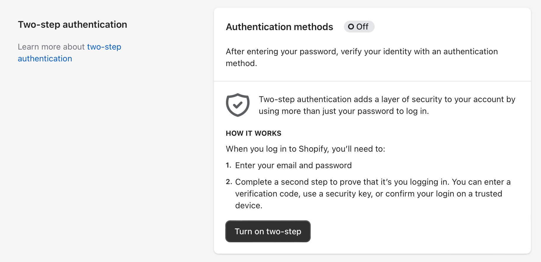 Enabling and Managing Two-Factor Authentication (2FA)